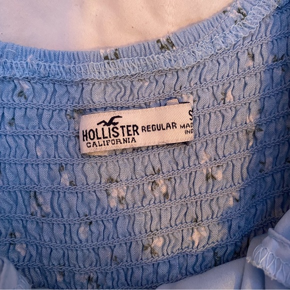 Hollister List Blue Ditsy Floral Mini Dress - Picture 5 of 5